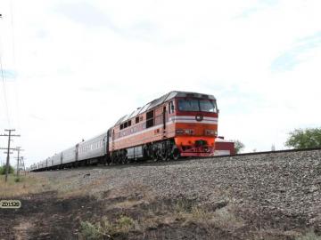 ТЭП70-0301, поезд 