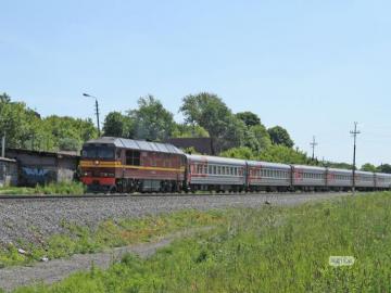 ТЭП70-0546, поезд 