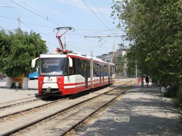 ЛВС-2009 (71-154) производства ПТМЗ (2009-2012 г.г.) Волгоград, Линия Скоростного трамвая, ст. 