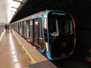 Парад поездов,приуроченный к Дню Рождения Московского метро, в 2023 г. прошел на Большой Кольцевой линии. 