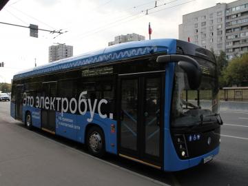 КамАЗ-6282 - еще одна модель электробуса. Москва, Владыкино, 9 сентября 2018 г.
